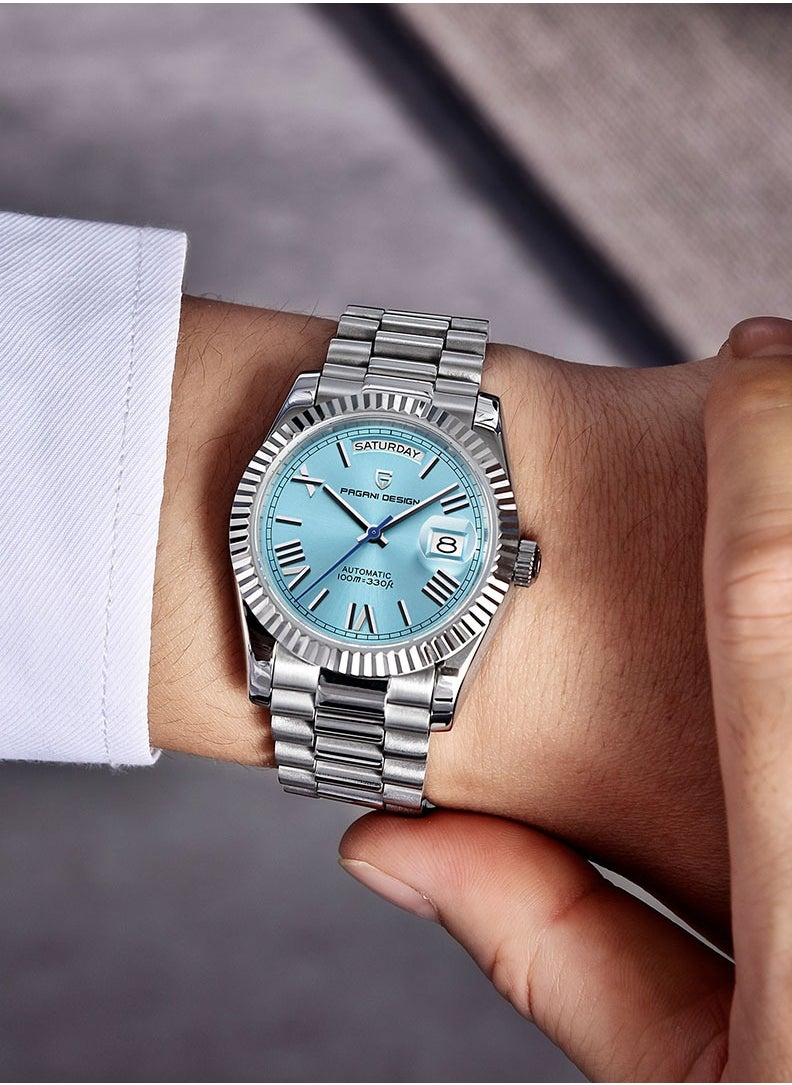 PAGANI DESIGN - Men’s Luxury Automatic Watches,Stainless Steel Sapphire Glass 100M Waterproof Mechanical Wristwatch ST16 Japanese Movement Business Watch Gift for Men - Image 1