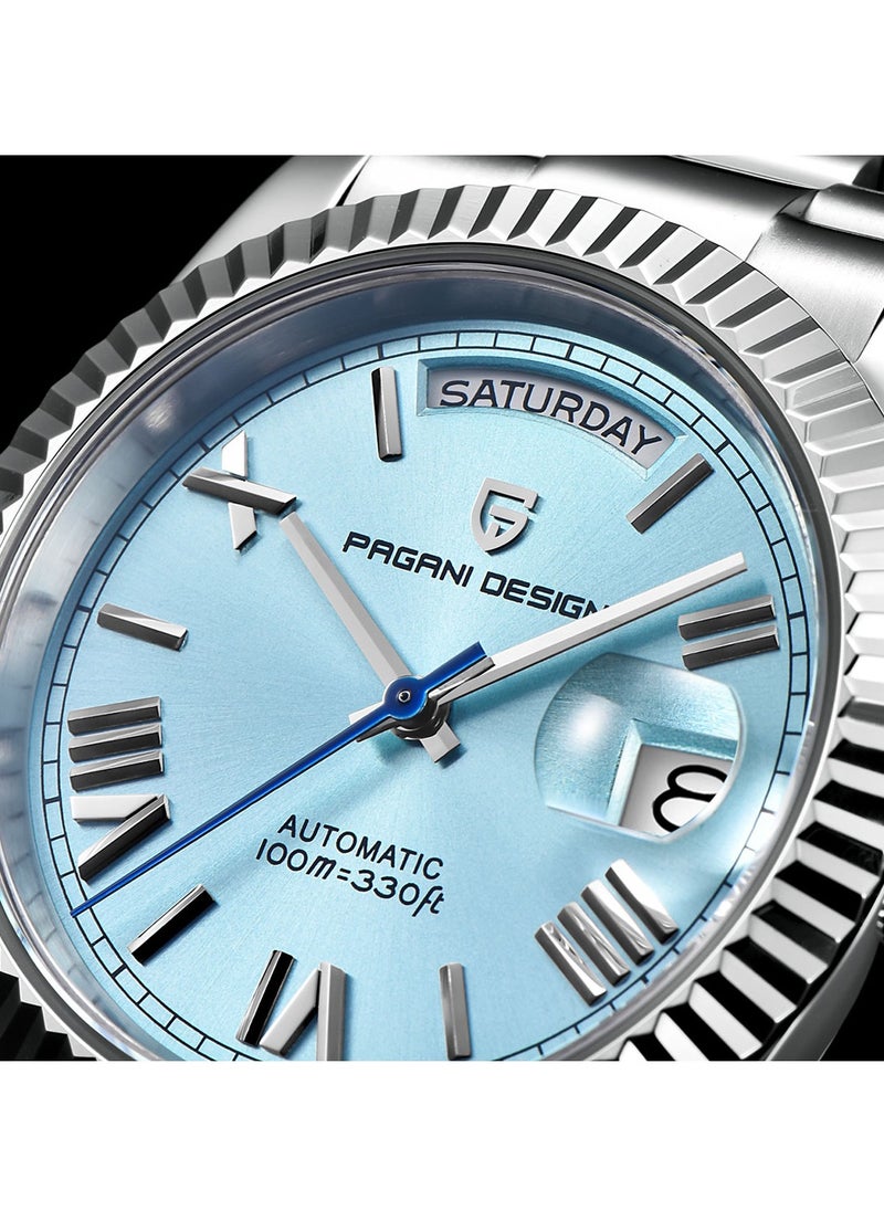 PAGANI DESIGN - Men’s Luxury Automatic Watches,Stainless Steel Sapphire Glass 100M Waterproof Mechanical Wristwatch ST16 Japanese Movement Business Watch Gift for Men - Image 1