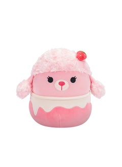 Squishmallows 7.5 inch Little Plush Doris Strawberry Milkshake Poodle Officially Licensed Kellytoy Plush Toy Colorful Soft Gift for Kids Girls & Boys Washable Squishy Stuff Toy Multicolor All Age  - Image 1