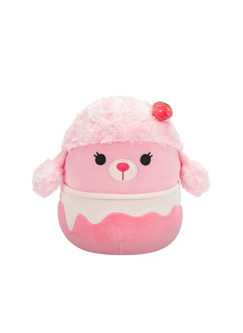 7.5 inch Little Plush Doris Strawberry Milkshake Poodle Officially Licensed Kellytoy Plush Toy Colorful Soft Gift for Kids Girls & Boys Washable Squishy Stuff Toy Multicolor All Age