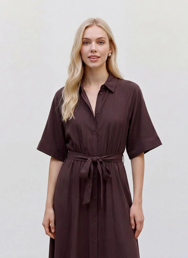 فيرو مودا VMNOELLA 2/4 Ankle Shirt Dress Sleeve Woven