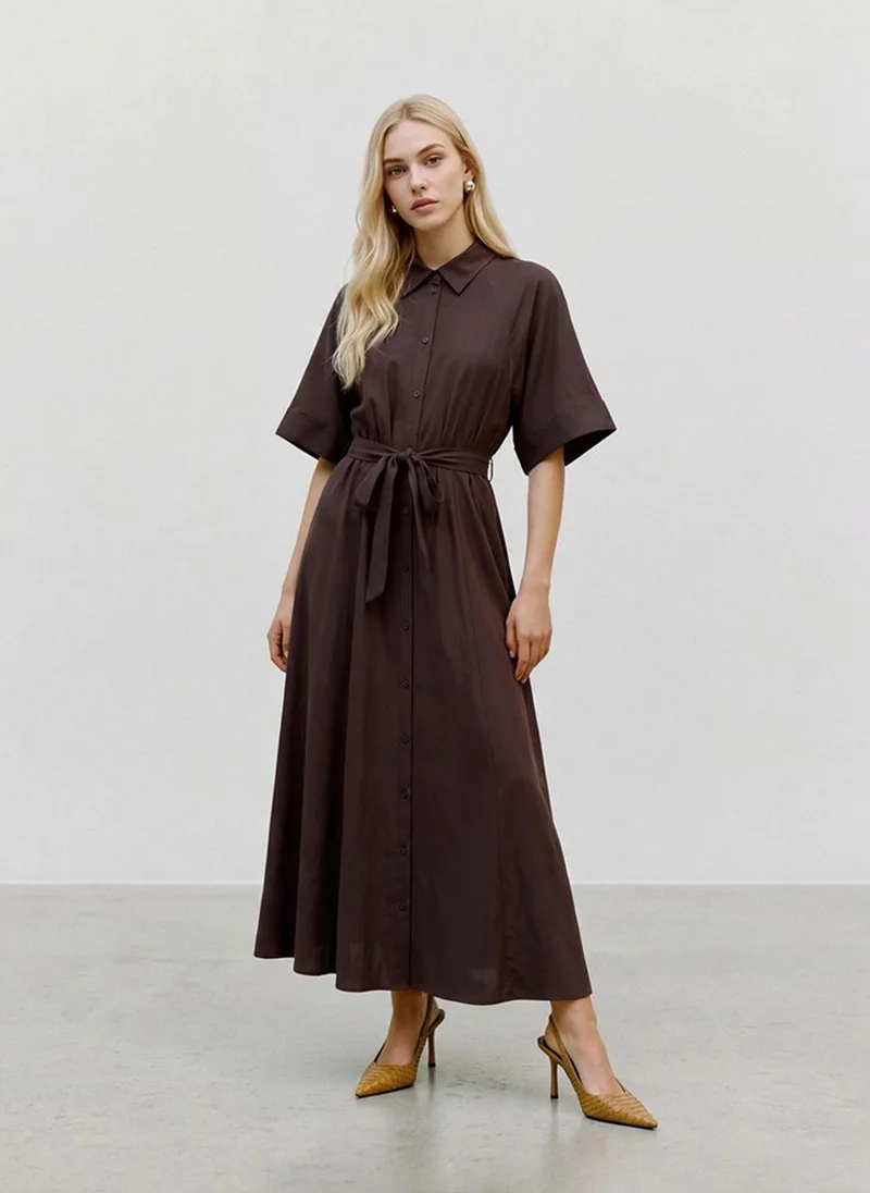 فيرو مودا VMNOELLA 2/4 Ankle Shirt Dress Sleeve Woven