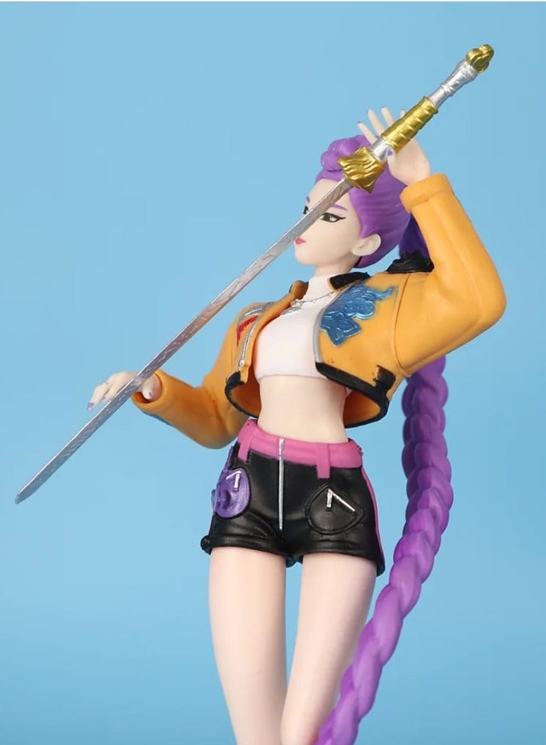 كيبوب مجموعة مجسمات شخصيات مسلسل صائدو الشياطين الكوري، قطعة ديكور منزلية، زينة مكتبية لمحبي المسلسل، قطعة واحدة - Image 4