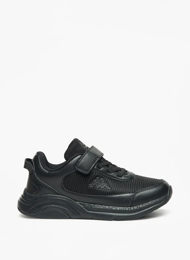 كابا Boys' Textured Walking Shoes with Hook and Loop Closure