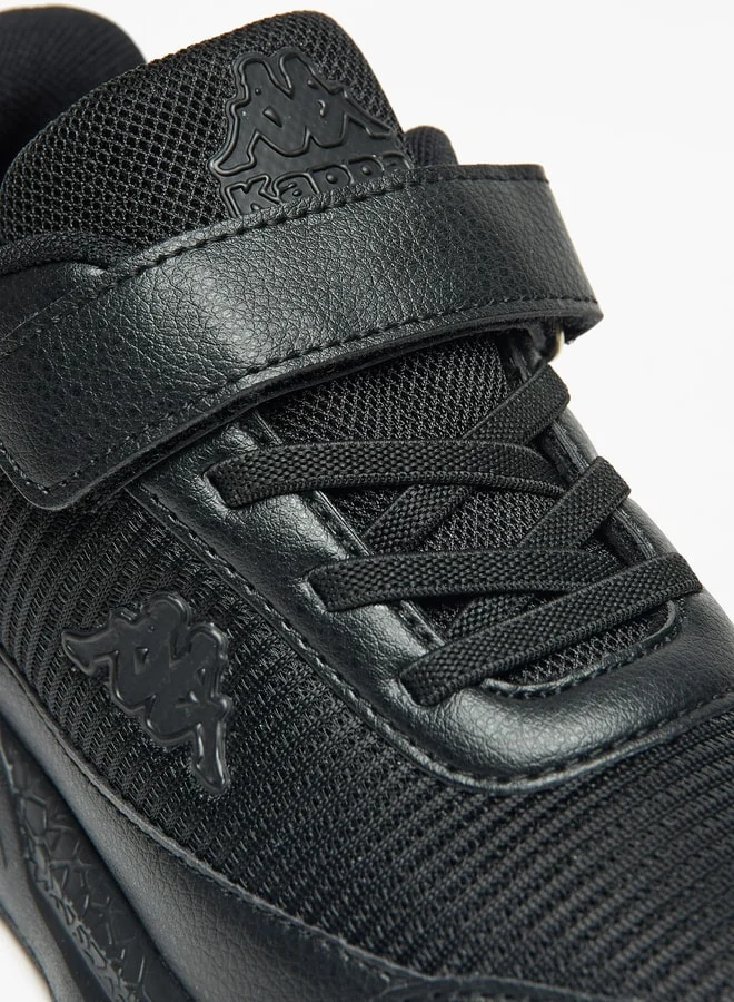 كابا Boys' Textured Walking Shoes with Hook and Loop Closure