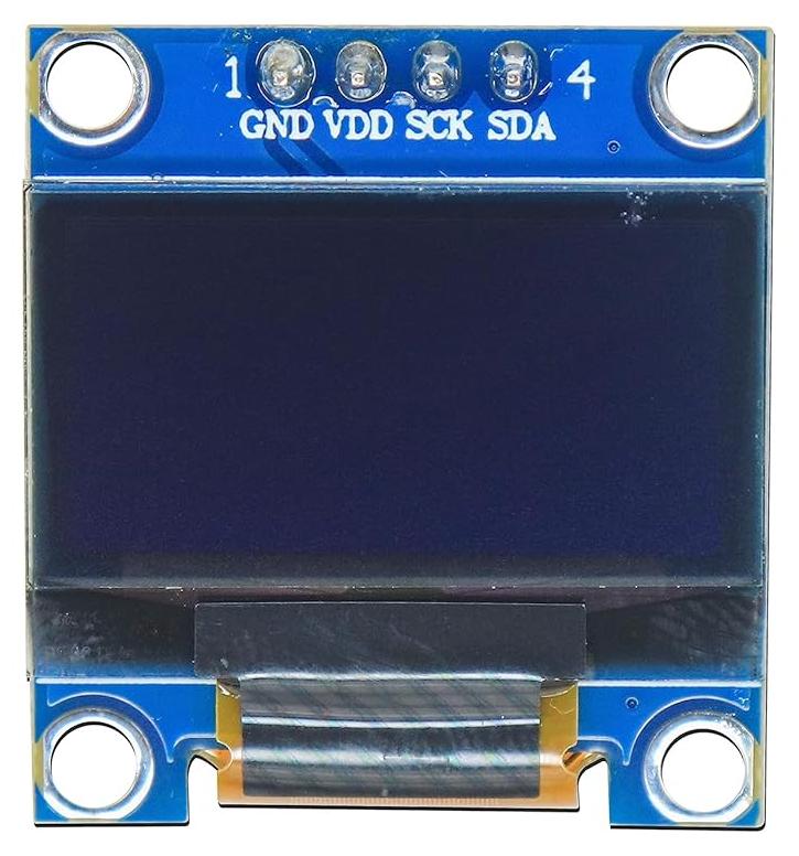 Electronicspices وحدة عرض شاشة OLED بحجم 0.96 بوصة 4 دبابيس متوافقة مع أردوينو - Image 1