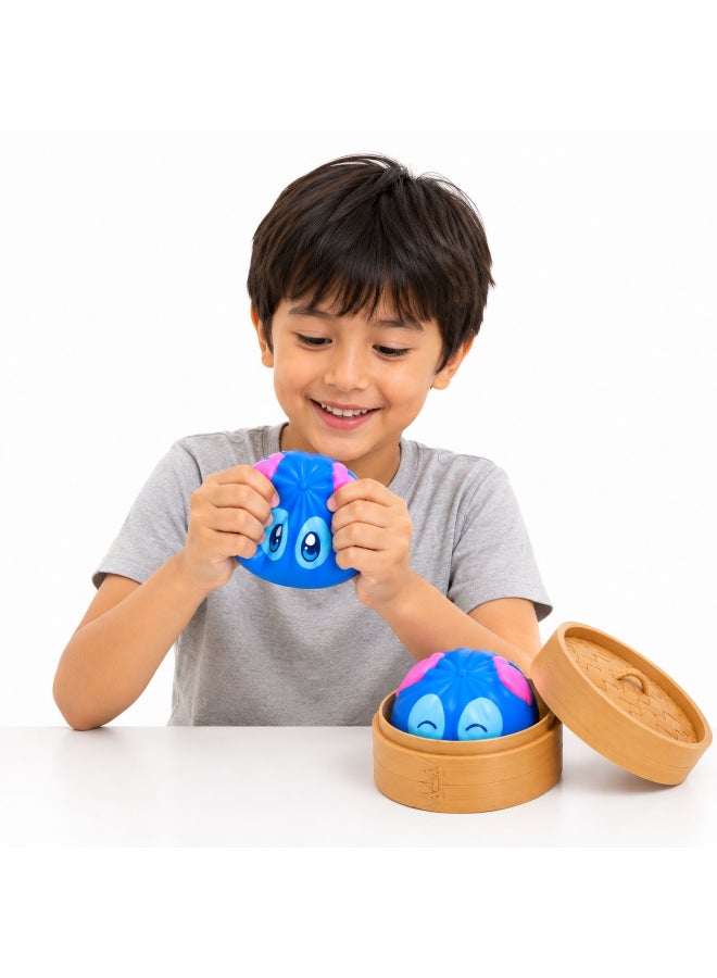 Toyland لعبة كعكة مريبة قطعة واحدة مع حاوية على طراز الخيزران | تصميم عشوائي مفاجئ متنوع | لعبة ضغط ناعمة بطيئة الارتفاع | لعبة جمع لتخفيف التوتر الحسية للأطفال | العمر 3 سنوات وما فوق - Image 3