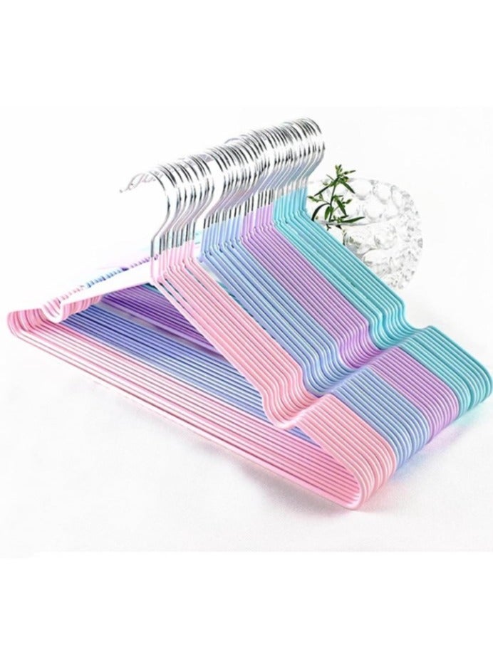 40 Pieces of Clothes Hanger 40*20cm Household Non-Slip Metal Drying Rack for Adult - 40 Pieces Hangers Clothes, Kids Hangers, Prevent Clothes Slippage, Hangers Clothes - Image 3