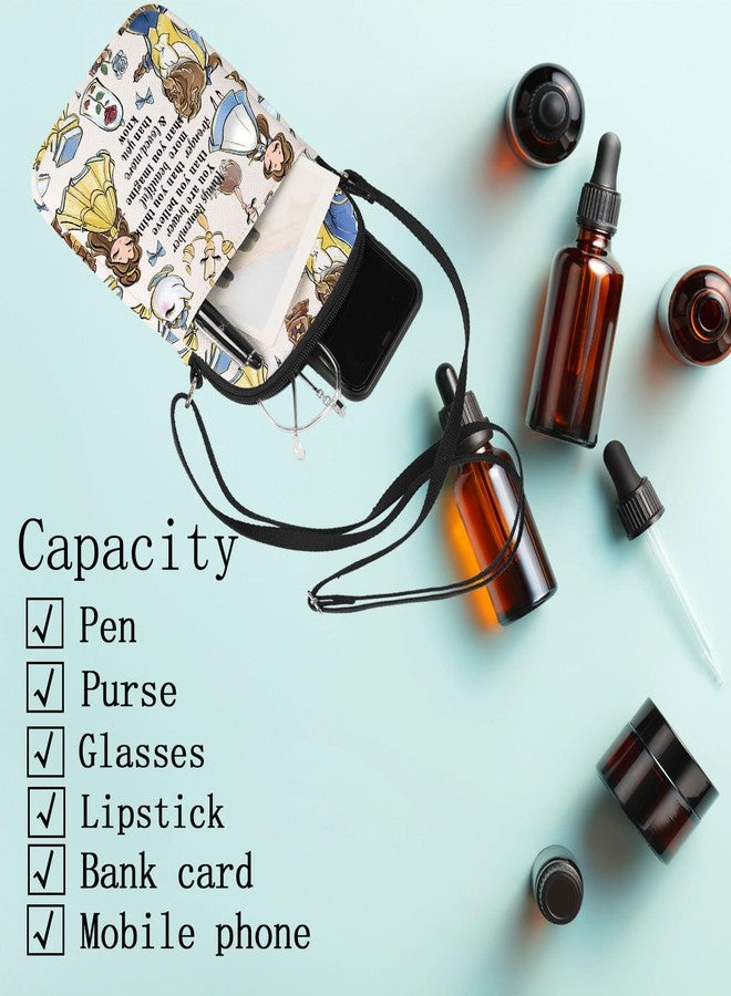 LEVLO Princess Crossbody Bag Fairy Tales Fans Gift Fairy Tales Shoulder Bag Cartoon Princess Merch (BATB C Bag) - Image 5