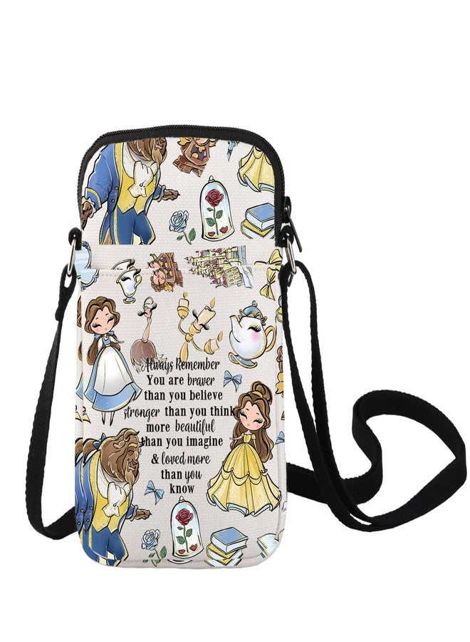 LEVLO Princess Crossbody Bag Fairy Tales Fans Gift Fairy Tales Shoulder Bag Cartoon Princess Merch (BATB C Bag) - Image 1