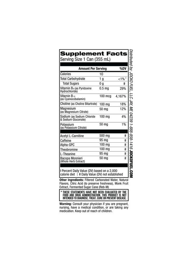 origin Jocko GO Energy Drink (Afterburner Orange) - KETO, Vitamin B12, Vitamin B6, Electrolytes, L Theanine, Magnesium- All Natural Energy Boost, Sugar Free Nootropic Monk Fruit Blend - 12 Pack - Image 3