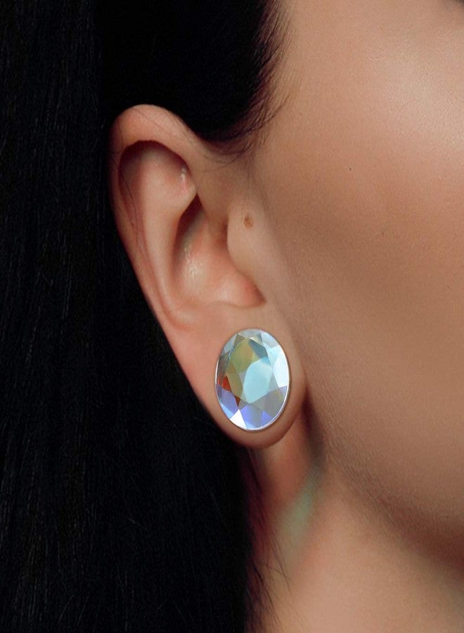 Pierced Owl Iridescent Glass Faceted Double Flared Saddle Plug Gauges, Sold as a Pair (10mm (00GA)) - Image 5