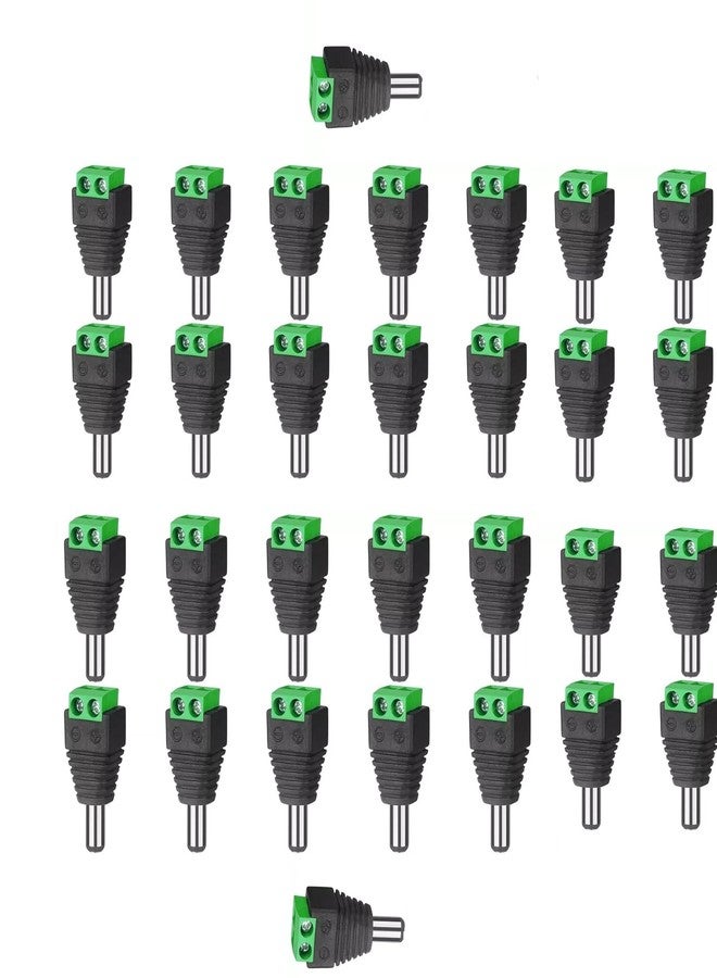 NityaEcommerce Male 5.5mm x 2.1mm DC Power Connector Jack Plug 12VOLTE (30 pcs.) - Image 1