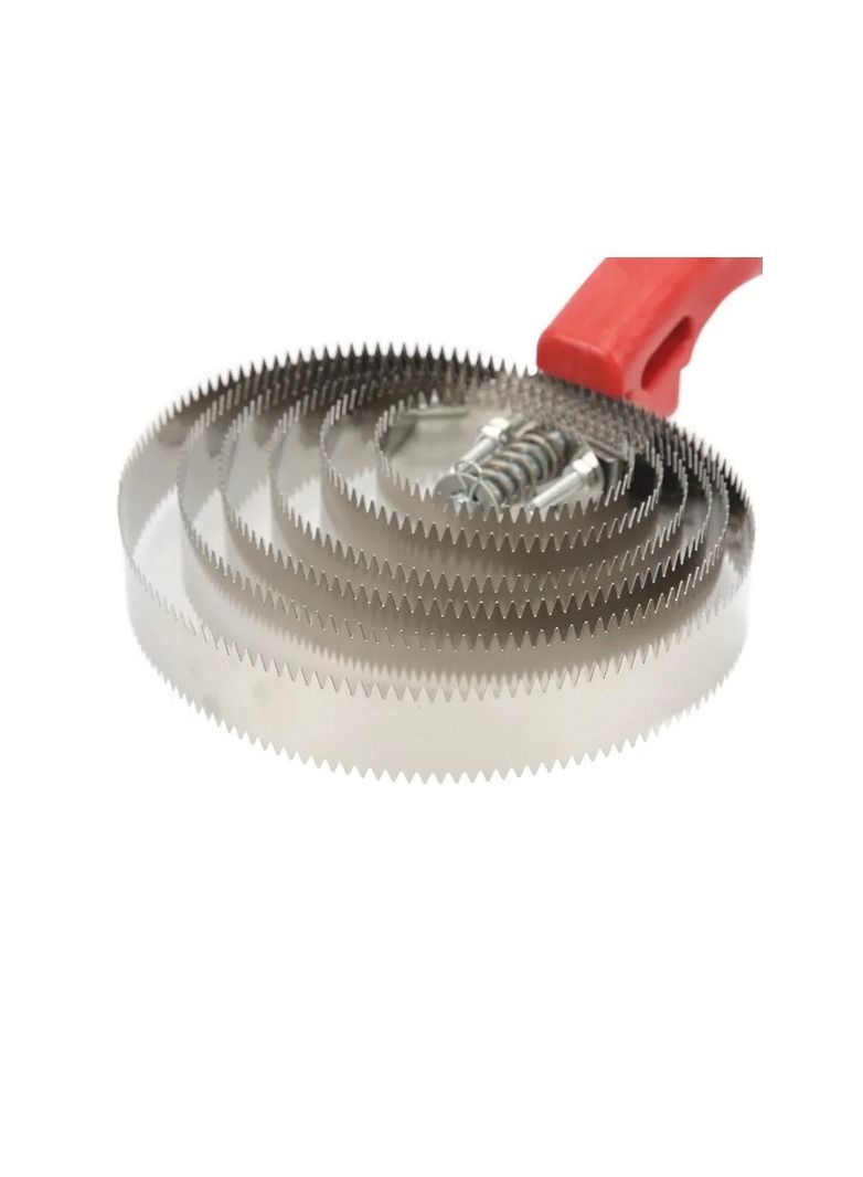 Generic 1-Piece Horse Curry Combs,6 Turns Stainless Steel Spring Curry Horse Comb Brush,Itch Relief Horse Hair Brushes - Image 5