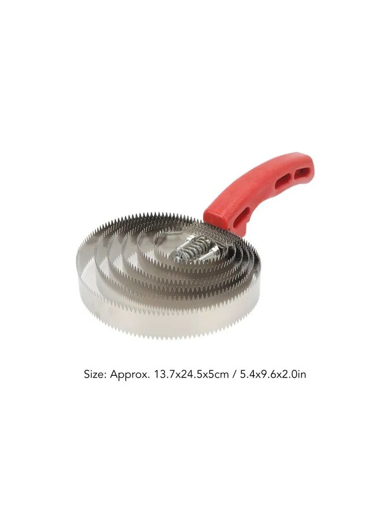 Generic 1-Piece Horse Curry Combs,6 Turns Stainless Steel Spring Curry Horse Comb Brush,Itch Relief Horse Hair Brushes - Image 4