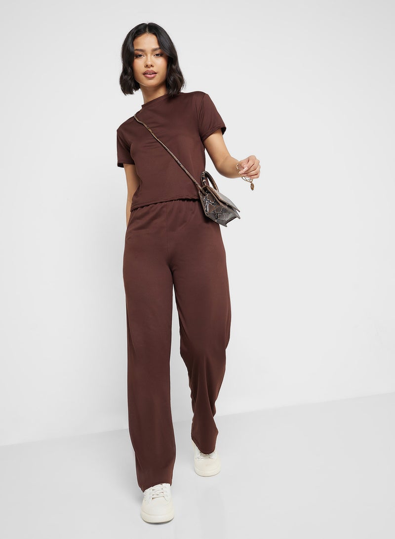 جينجر طقم بيجامة قطن مطاطي - Image 1