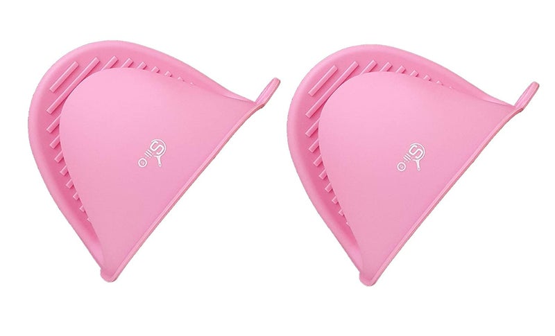BLESS KRAFT Bless Kraft Silicone Mini Gloves for Kitchen Oven Mitts Pot Holder for Kitchen Mini Baking Mittens Pinch Grip Gloves Gripper Glove Cooking Glove Hand Clip Heat Resistant Utensil Holder 1 Pair 