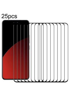 Xiaomi Civi 4 Pro 14 Civi 25pcs 9H HD 3D Curved Edge Tempered Glass Film Black