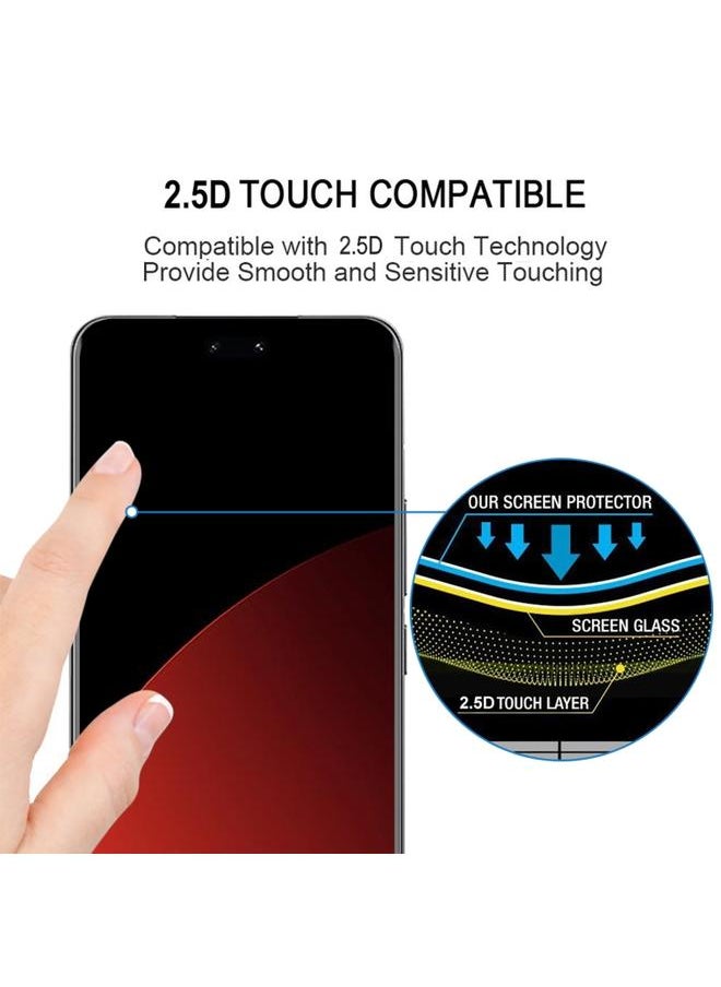 Green Tiger - Xiaomi Civi 4 Pro 14 Civi 25pcs 9H HD 3D Curved Edge Tempered Glass Film Black - Image 1
