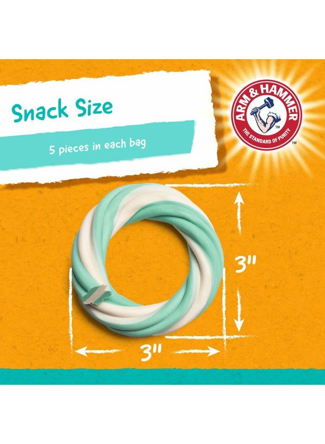 Arm & Hammer for Pets Ringers Dental Treats for Dogs | Dental Chews Fight Bad Dog Breath, Plaque & Tartar Without Brushing | Fresh Mint Flavor, 5 Count - Image 5
