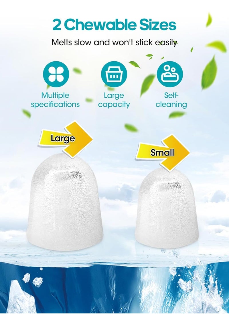 Generic - Ice Machine Countertop, Smart WIFI Mobile Phone Control, Portable Small Ice Machine With Automatic Cleaning Function, Can Make 9 Ice Cubes In 6 Minutes, Suitable For Home, Kitchen, Party (1.3L-White) - Image 1