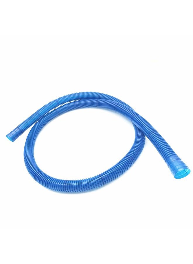 XMHF Universal Flexible Air Conditioner Drain Hose Water Pipe 111cm 3pcs Blue - Image 1