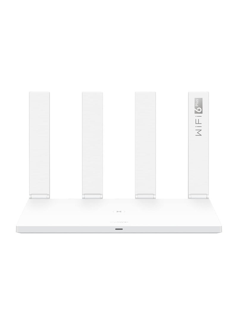 HUAWEI WiFi AX3 128MB+128MB White 3Gbps, Quad-core, Wi-Fi 6 Plus Revolution, Share, HomeSec, faster & more efficient Wi-Fi, High-Speed, Effortless Connection (53030DNK) White - Image 1