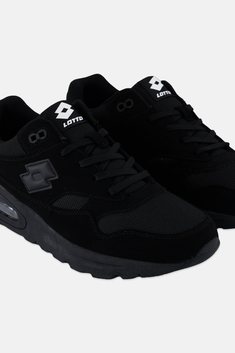 LOTTO Men Six Lace Up Running Shoes, Black  - Image 4