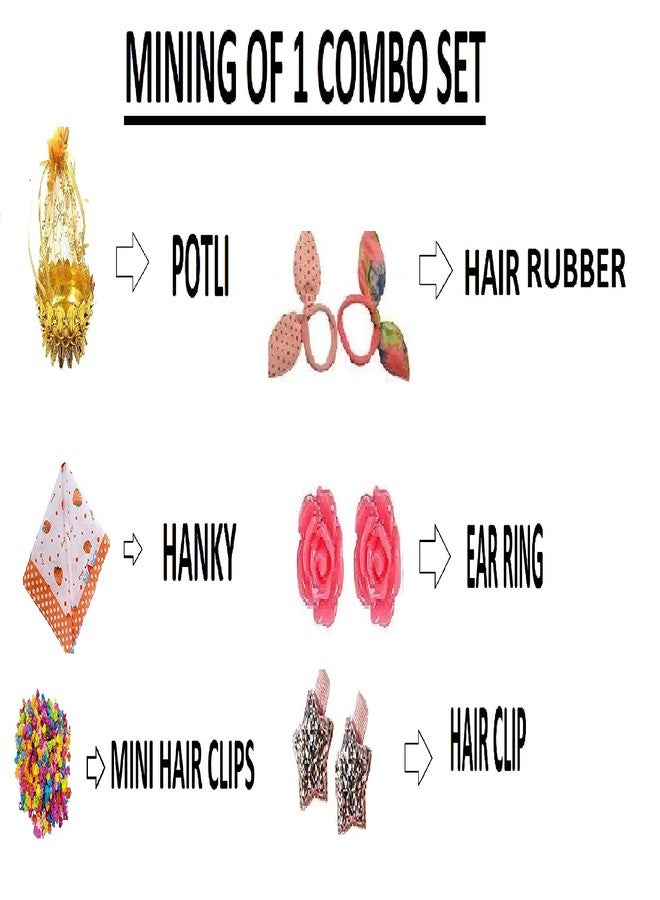 MPK Perfect small Potli Combo kanya pujan gifts set For Kids Kids Birthday Return Gifts Party Girls/kanjak gifts for girls/Navratri Return Gifts pack of 12 combo set - Image 3