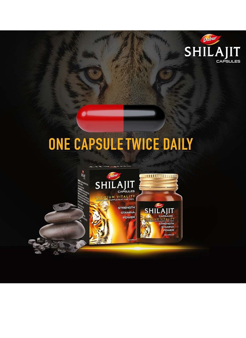 Dabur - Shilajit Capsules For Vigour And Health, Pack of 30's - Image 1
