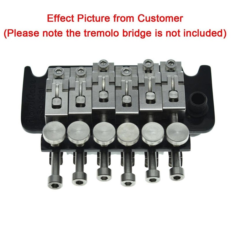 KAISH Guitar Stainless Steel Double Locking Tremolo Bridge Saddles and Screws for Floyd Rose Tremolos - Image 5