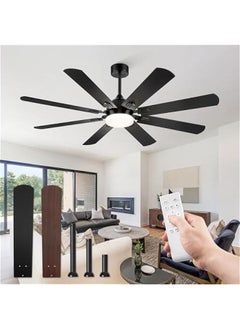Black Modern 62-Inch