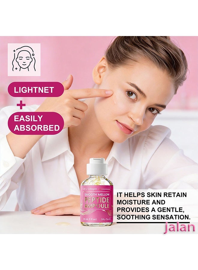 جالان أمبول الكولاجين الناعم بغطاء الذهب – مضاد للشيخوخة، شد البشرة، تفتيح، ترطيب، ترطيب عميق، وإصلاح البشرة، 30مل - Image 3