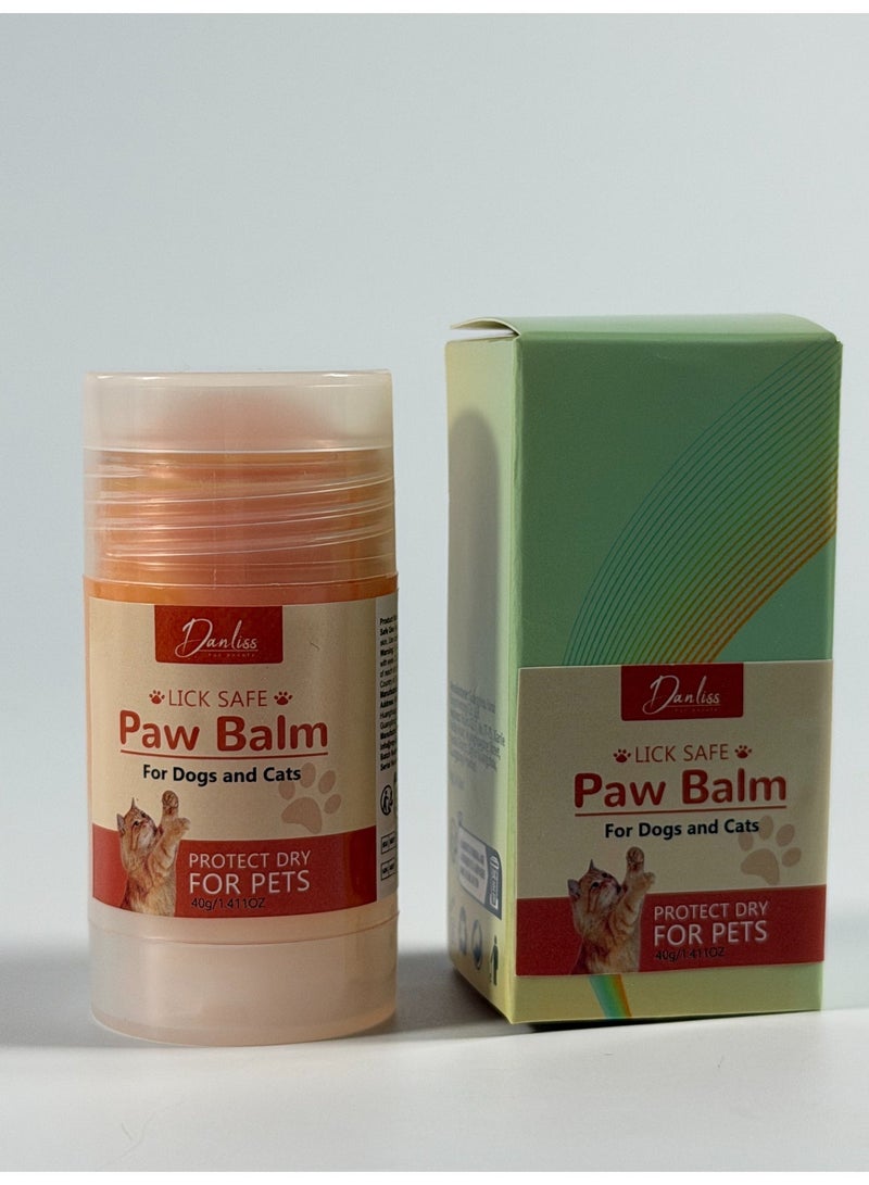 danliss Paw Balm for Dogs and Cats 40g - Lick Safe Snout Soother - Moisturizes and Soothes Irritated Paw Pads and Nose - Helps Prevent Dryness and Cracks - Image 5