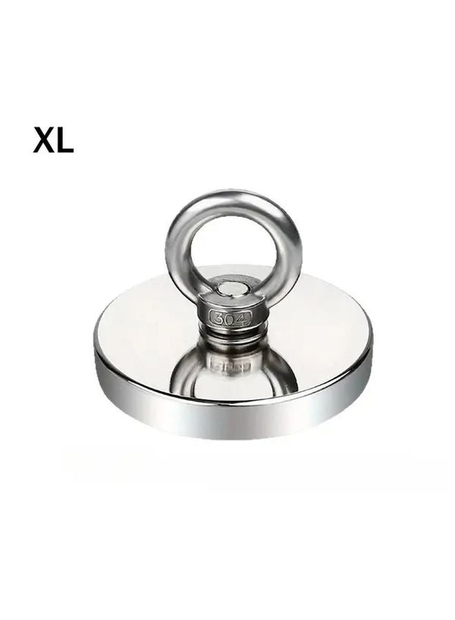 XL Model Heavy Duty Magnetic Hook with Countersunk Hole and Eye Bolt Neodymium Magnet for Lifting Metal Retrieval - Image 1