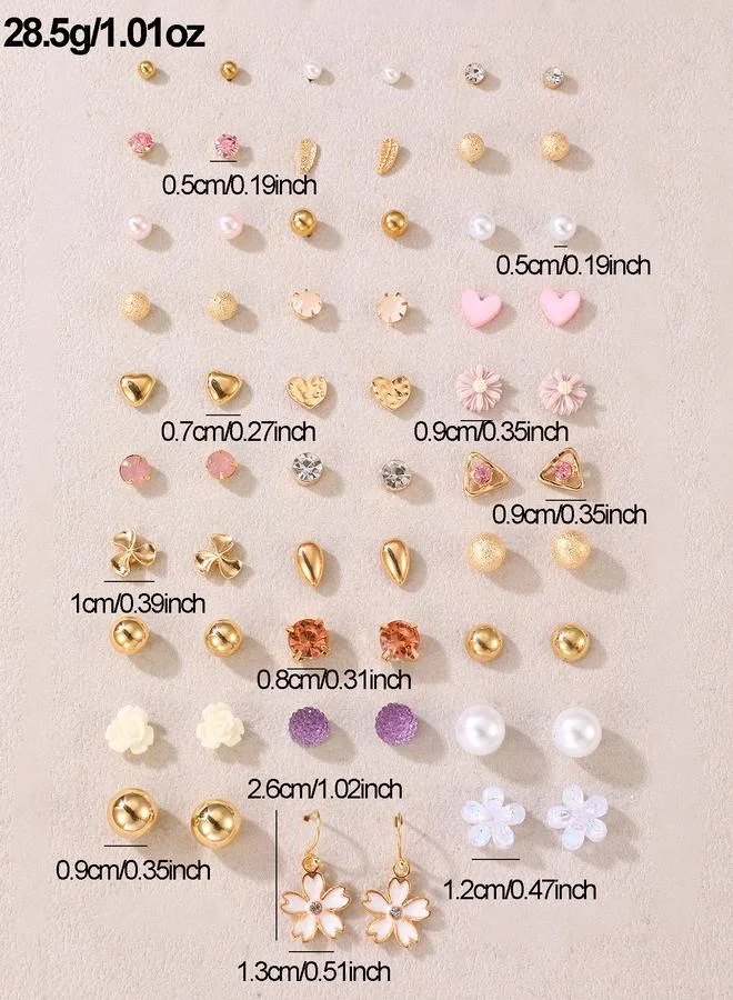 Take Two  Set of 30 - Stud and Dangle Earrings for Women | Best Price UAE