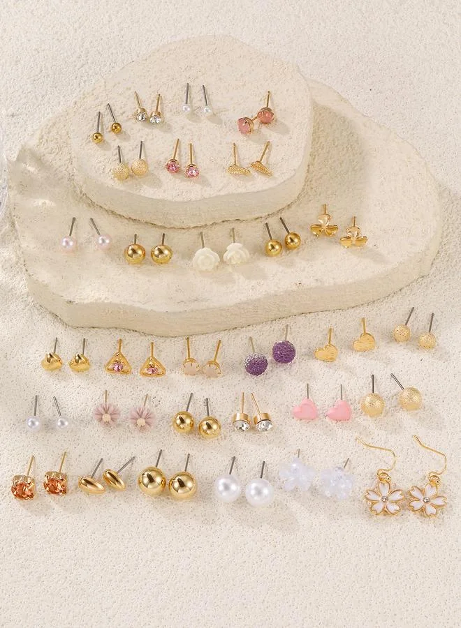 تايك تو Set of 30 - Stud and Dangle Earrings