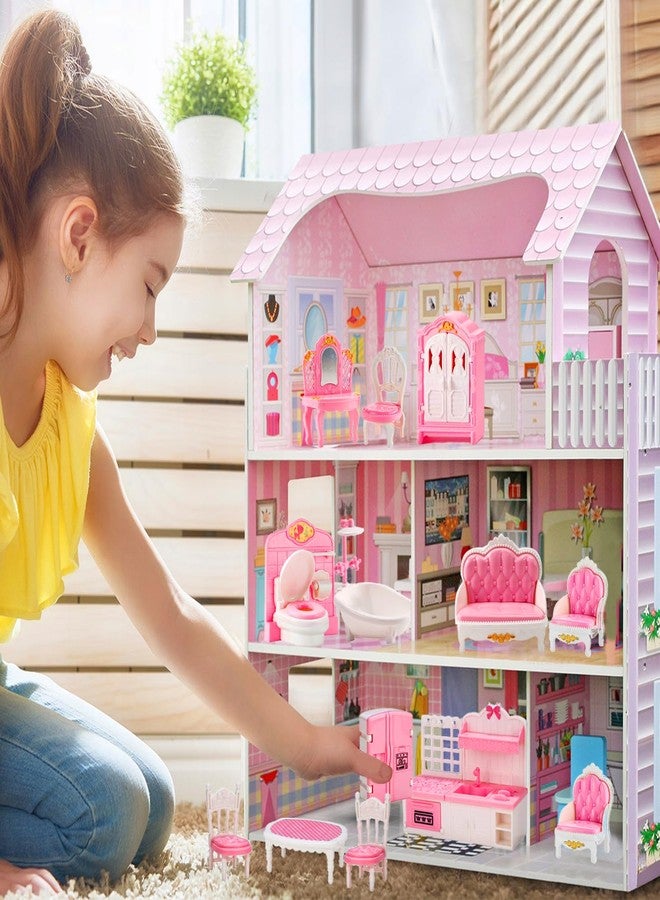 Thildani 35 Pcs Dollhouse Furniture Accessories Set Mini House Furniture Small Dollhouse Miniature Furniture Play House Accessories 1:12 Tiny Kitchen Bedroom LivingRoom Bathroom Boy Girl Toddler3Y+ (A Set) - Image 4