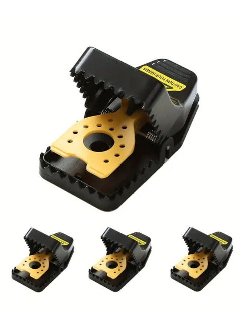 6 Pack Mouse Traps,Reusable Safe Mice Traps, Sanitary Durable Sensitive Snap Small Rat Traps,Strong Bite Mousetrap Catcher for Outdoors Indoor   (large)