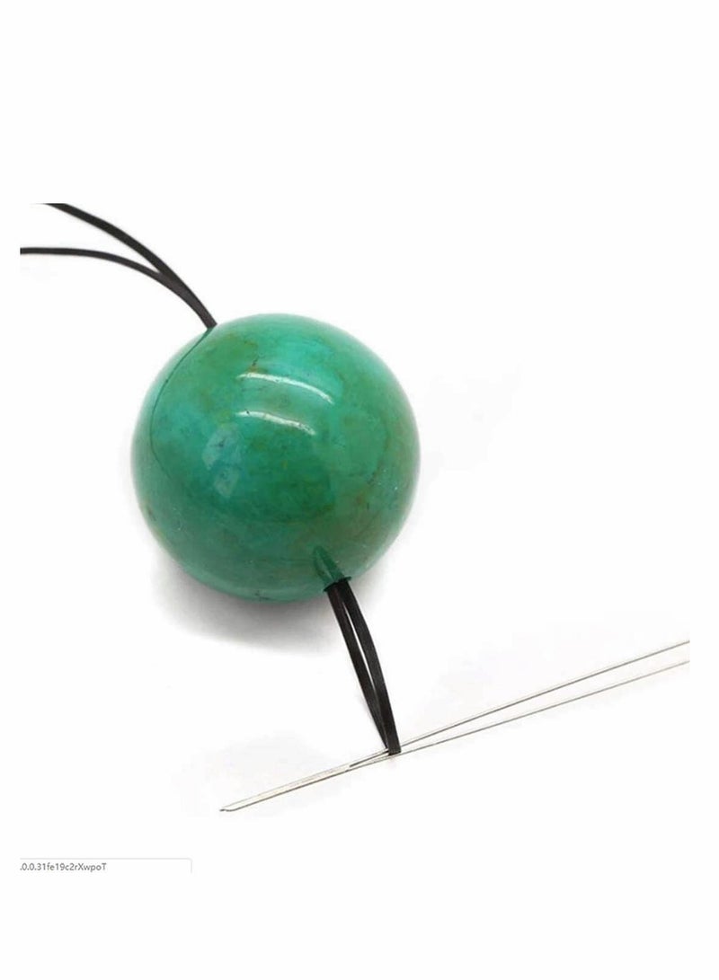 SYOSI Big Eye Beading Needles, 10 Pcs Beading Needles Big Eye Beading Needles Beading Embroidery Stainless Needles with Needle Bottle for Jewelry Making (10cm, 5.5cm) - Image 2