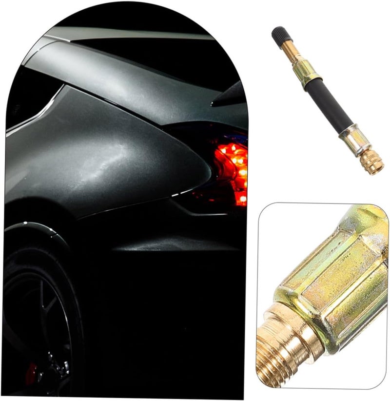 ULTECHNOVO Dual Wheel Inner Tube Extension Tube Flexible Valve Stem Adaptor Compatible Tire Valve Air Hoses - Image 2