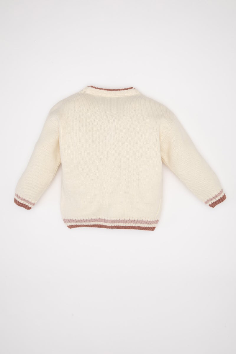 DeFacto BabyGirl Regular Fit V-Neck Cardigan - Image 2