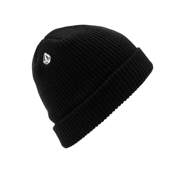 Volcom Men's Full Stone Beanie, Black, One Size - Image 1