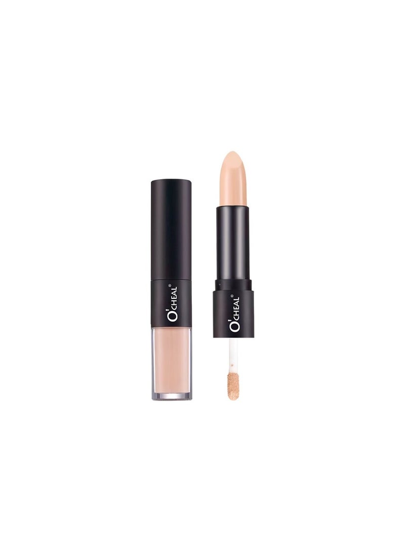 Mn Dual End Concealer Stick  Waterproof Face Brighten  Shade 02 - Image 1