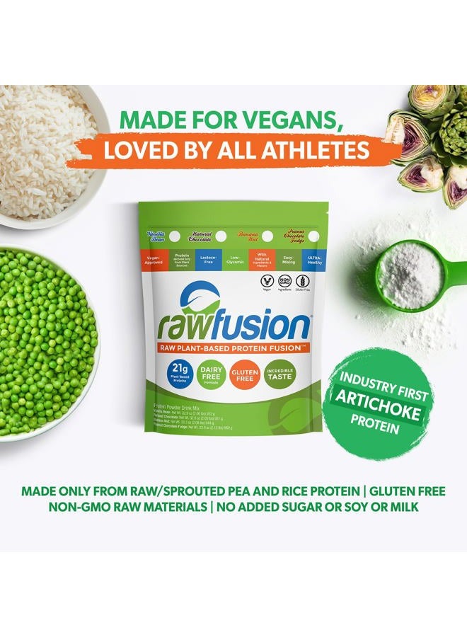 SAN Nutrition RawFusion Plant Protein Powder, Vanilla Bean, 32.9 Ounce - Image 5