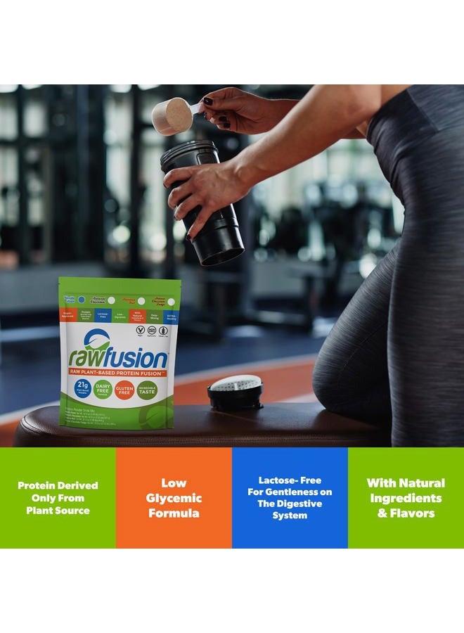 SAN Nutrition RawFusion Plant Protein Powder, Vanilla Bean, 32.9 Ounce - Image 4