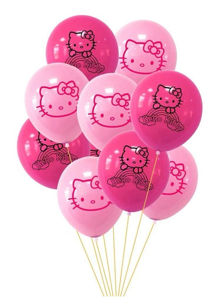 Brain Giggles - BrainGiggles Hello Kitty Themed Birthday Party Decoration Set - 50pcs - Image 1