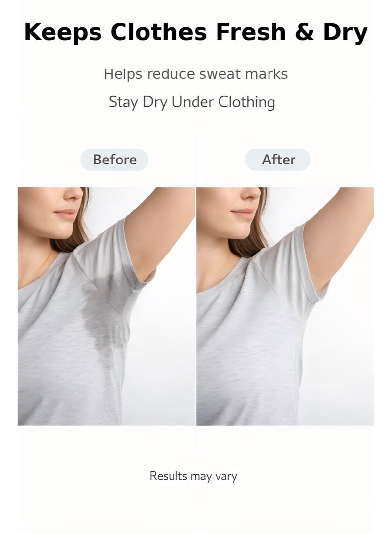 IKBEN Underarm Sweat Pads 30pcs (15 Pairs) – Disposable Armpit Sweat Pads, Ultra-Thin Invisible Under Clothes, Breathable & Soft, Helps Reduce Sweat Stains, For Women & Men - Image 2