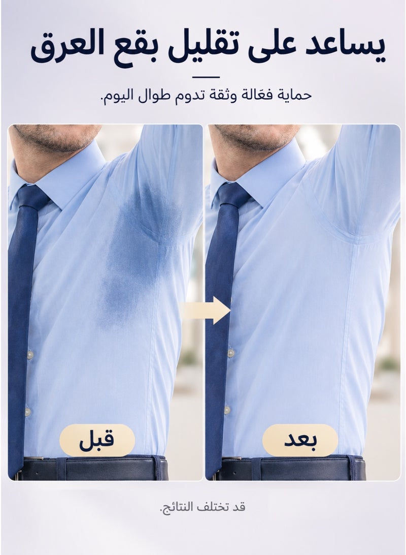 أيكبين وسادات تحت الإبط لامتصاص العرق 30 قطعة (15 زوج) – لاصقة للاستعمال مرة واحدة، فائقة النحافة وغير مرئية تحت الملابس، ناعمة وقابلة للتنفس، تساعد على تقليل بقع العرق، للرجال والنساء - Image 2