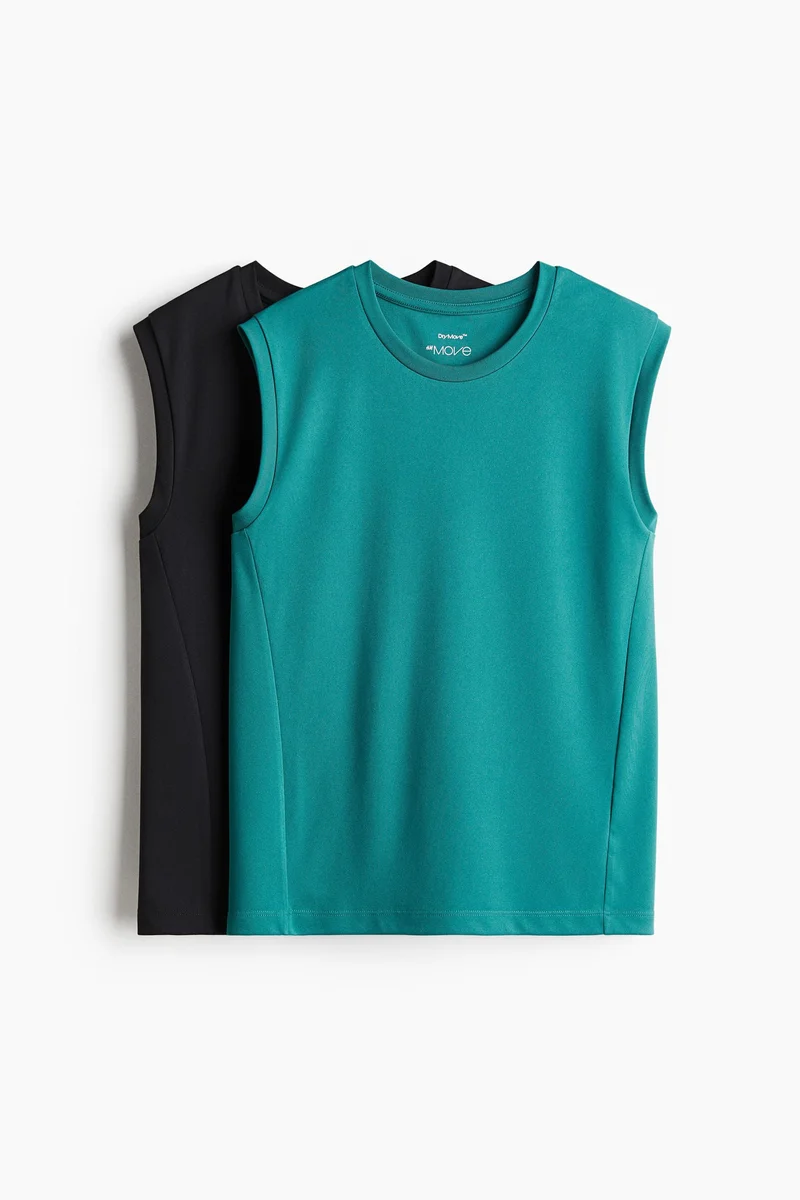 H&M 2-pack DryMove™ Sports vest tops
